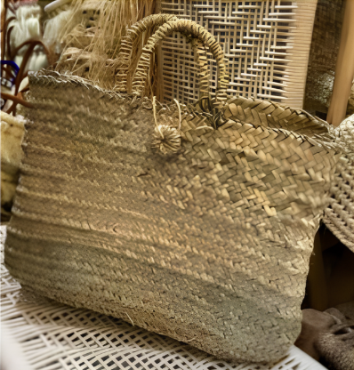 Sac à main Rectangle en doum – Élégance artisanale et naturelle 👜✨